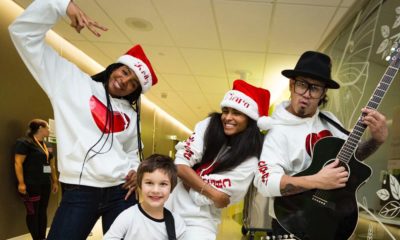 Ciara & Kelly Rowland bring some Christmas Cheer to a Children's Hospital