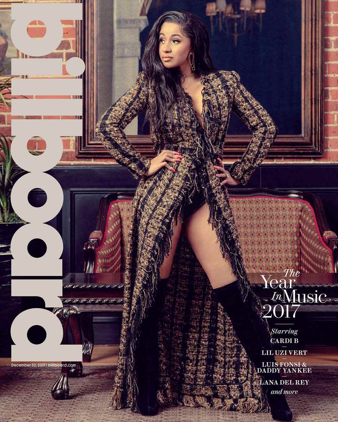 The Year of Cardi! "Bodak Yellow" star covers Billboard "The Year In Music" Issue alongside Luis Fonsi, Lil Uzi Vert, Daddy Yankee & Lana Del Rey