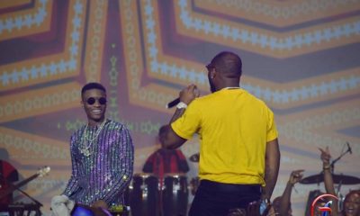 Davido joins Wizkid on stage for #WizkidTheConcert and Twitter reacts!