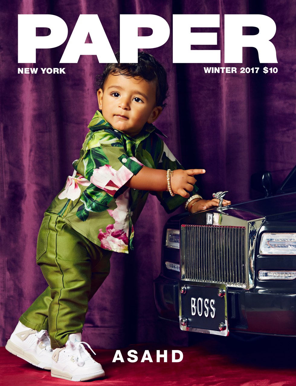 Fresh Prince of Hip-Hop! Asahd Khaled covers Winter 2017 Issue of Paper Magazine