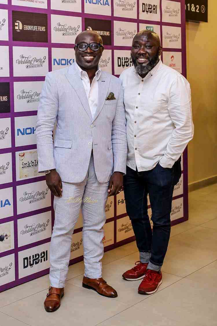 #TWP2: Mo Abudu, Adesua & Banky Wellington attend private screening for "The Wedding Party 2: Destination Dubai"