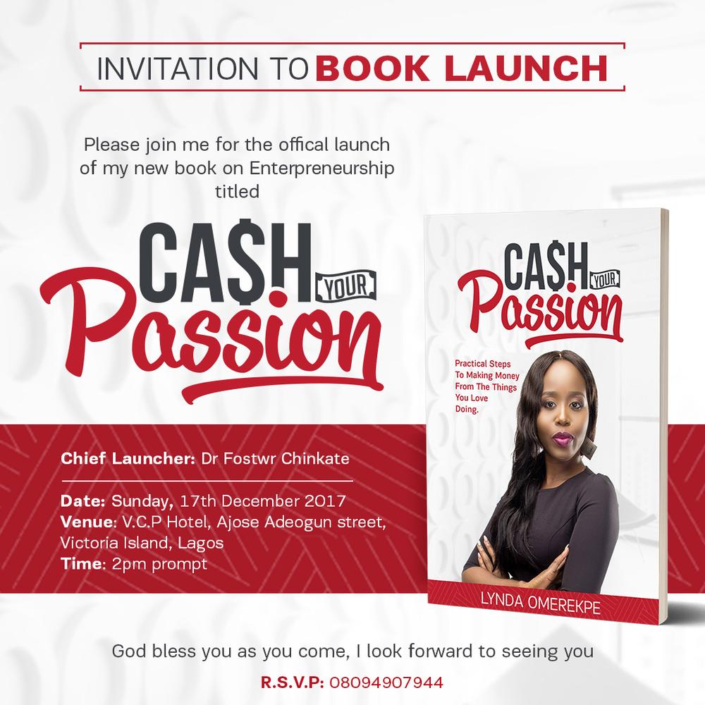 Cash your passion launch