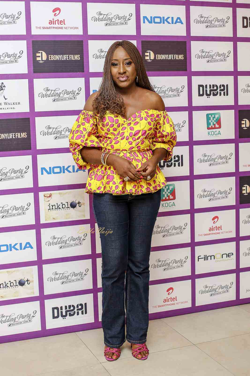 #TWP2: Mo Abudu, Adesua & Banky Wellington attend private screening for "The Wedding Party 2: Destination Dubai"