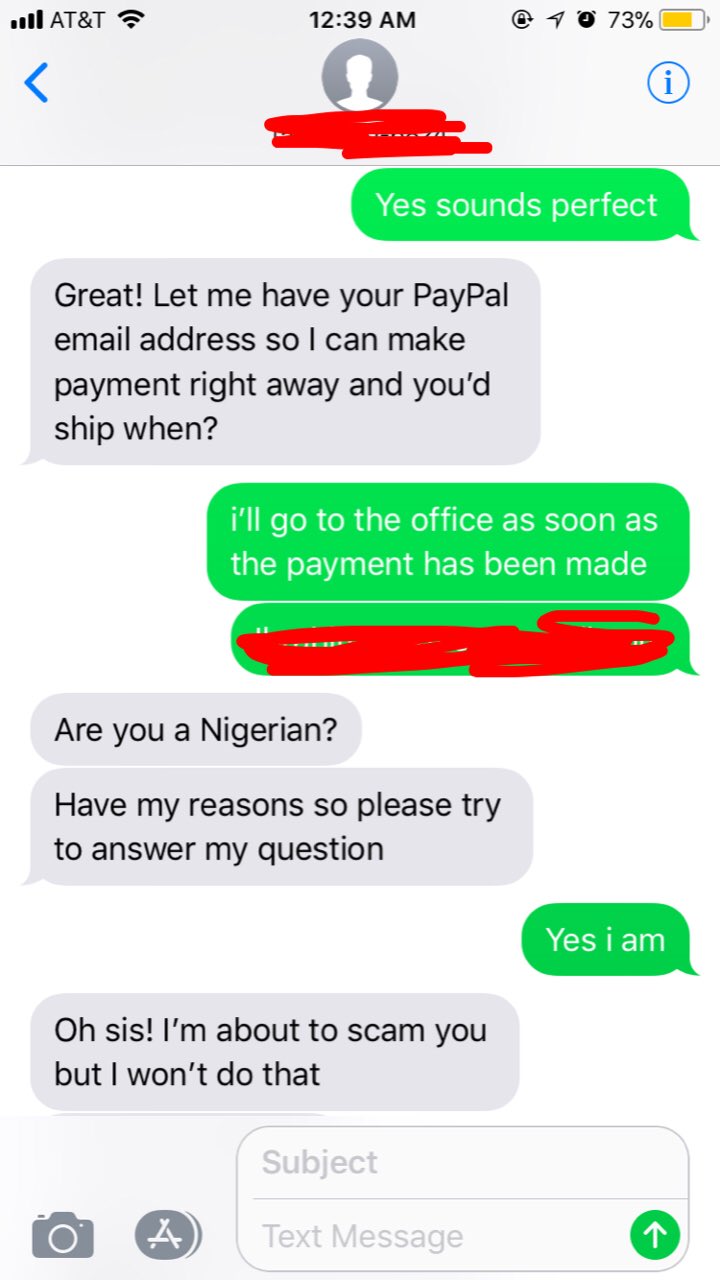 Nigerian Scammer refuses to Scam Fellow Countryman | BellaNaija