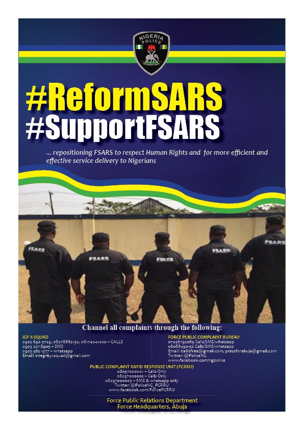 #EndSARS: Police launches new movement #SupportSARS - BellaNaija