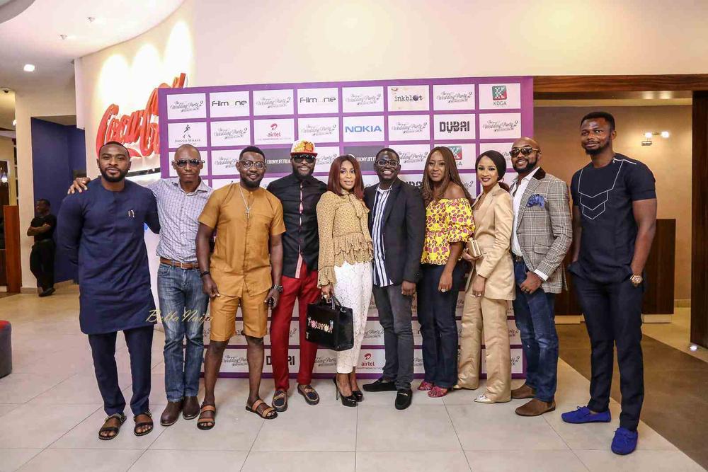 #TWP2: Mo Abudu, Adesua & Banky Wellington attend private screening for "The Wedding Party 2: Destination Dubai"