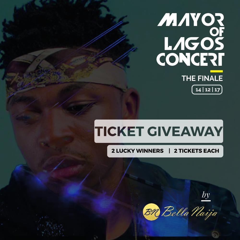 BellaNaijarians, Win 2 Tickets for you and a Friend to Mayorkun's #MayorOfLagos Concert