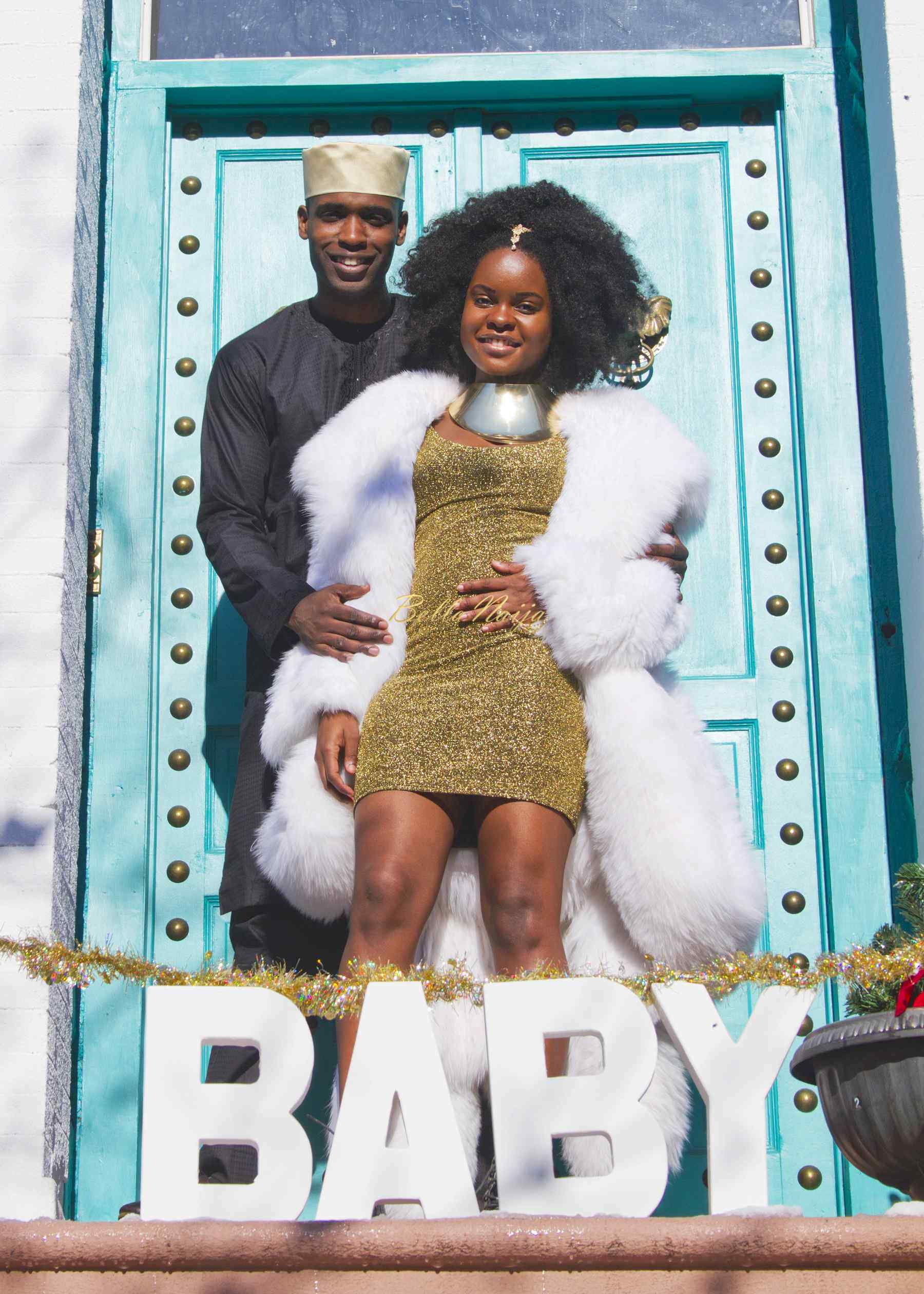Simplicity at its Best - Check out this Maternity Shoot of Social Media influencer Kenisha & her Husband David
