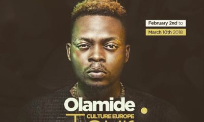 The Culture Tour! Olamide taking the "Wobey Sound" to Europe this Year