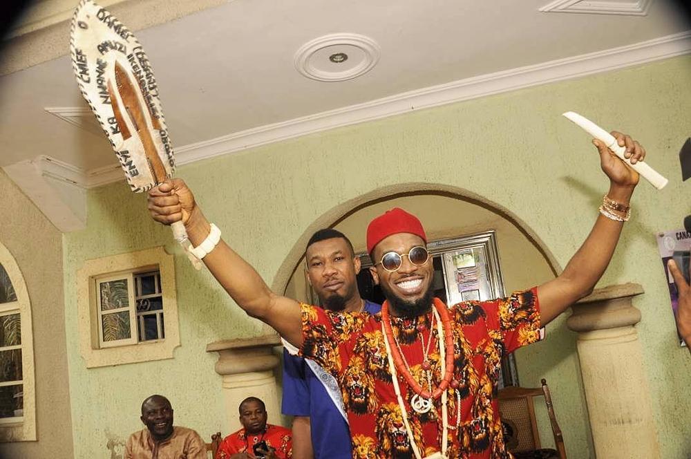 Egweji! ? D'Banj conferred with Cheiftaincy Title in Imo state