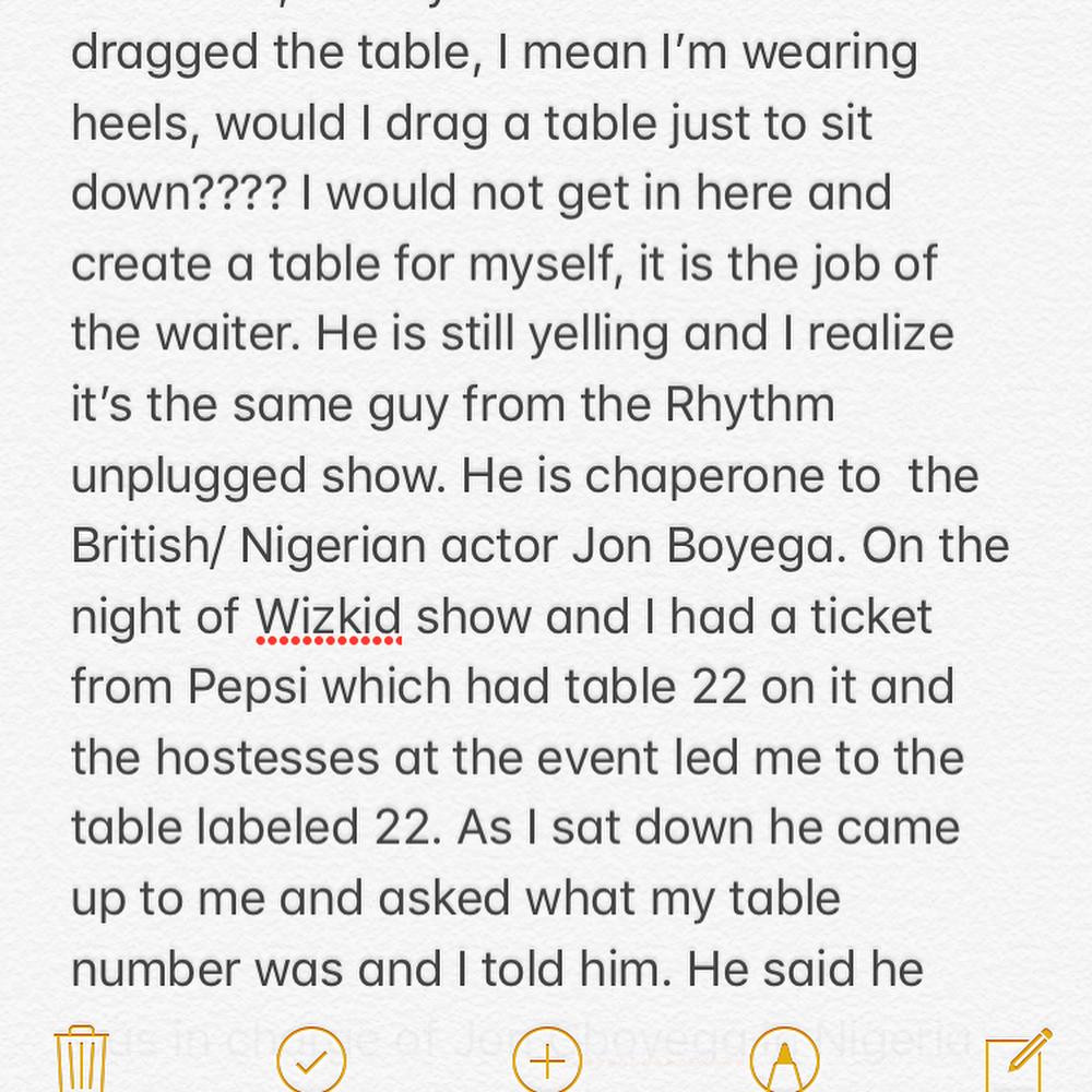 John Boyega's Chaperone humiliated & assaulted me - Toke Makinwa
