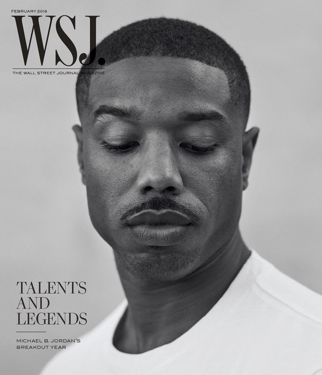 Michael B. Jordan discusses "Black Panther", Relationships as he covers Wall Street Journal Magazine's "Talents and Legends" Issue