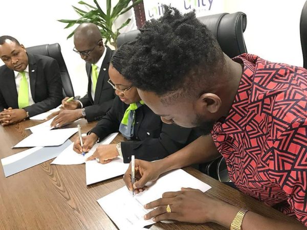 Adekunle Gold signs Endorsement Deal with Unity Bank - BellaNaija