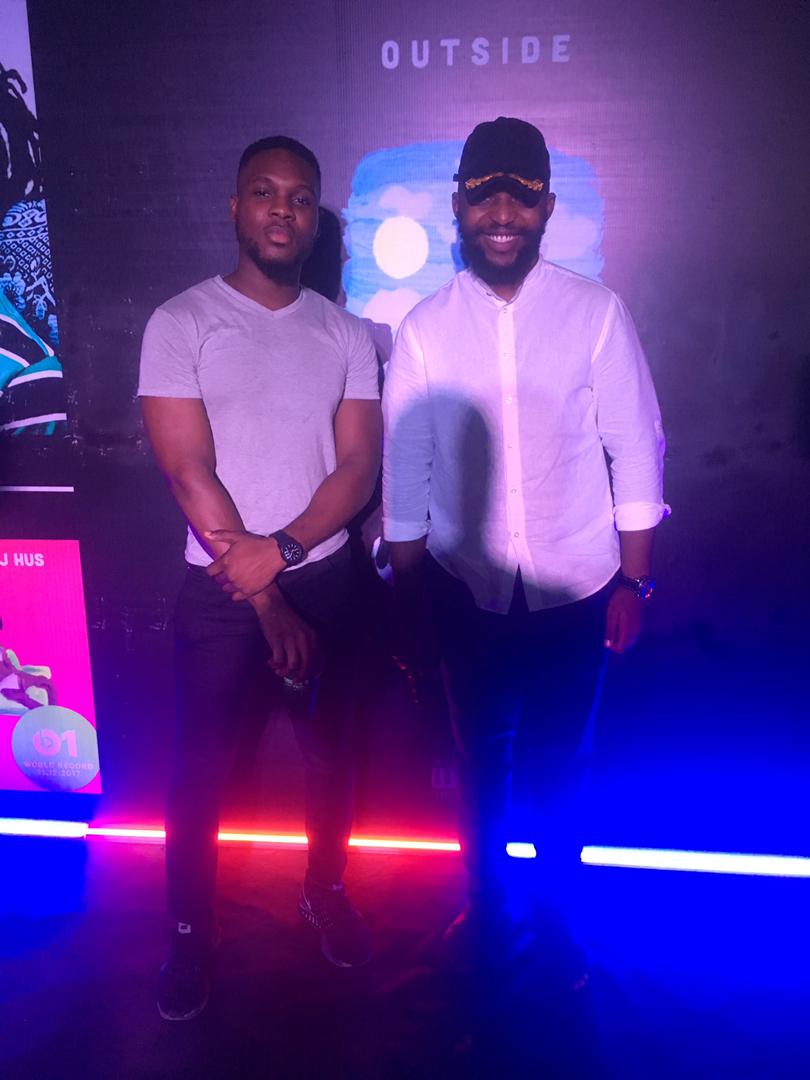 Davido, Phyno, Idia Aisien turn up for Burna Boy's Private Listening of "Outside" Album