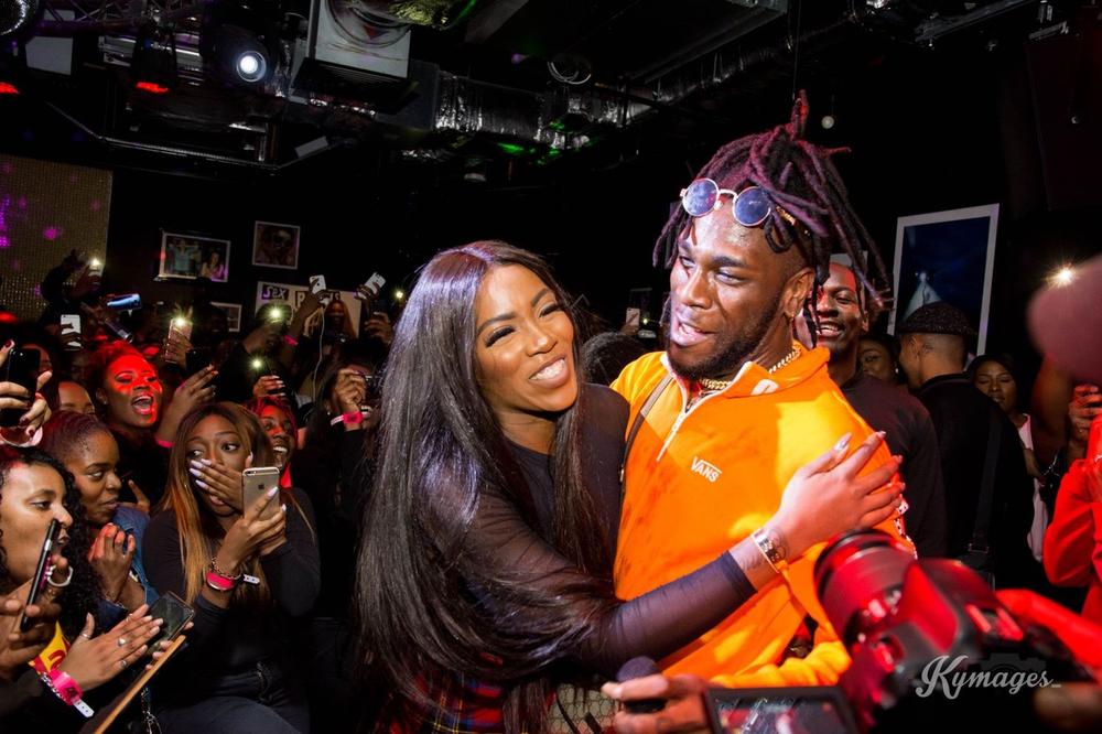 Wizkid, Tiwa Savage, Mr Eazi join Burna Boy for London Listening of "Outside" Album