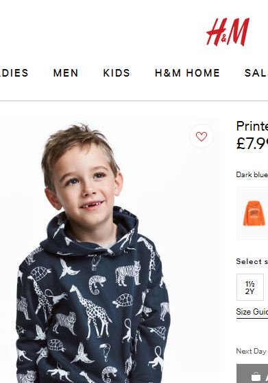 H&M under fire for using Black Kid Model to promote Hoodie with Racial Slur