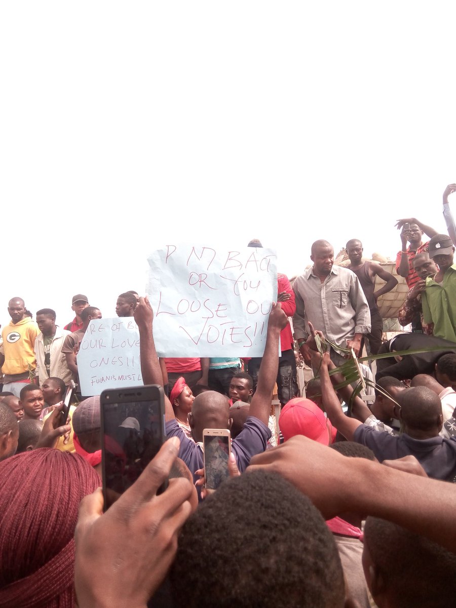 Benue Youths protest Herdsmen Attacks - BellaNaija