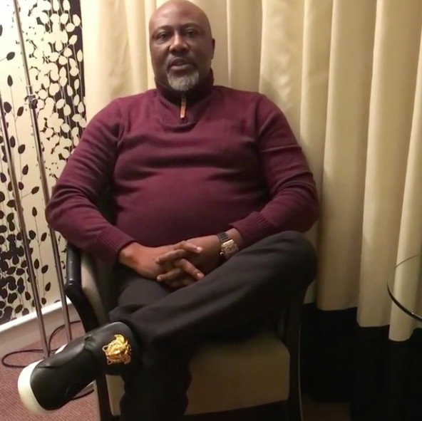 Dino Melaye at the Intensive Care Section of National Hospital | BellaNaija