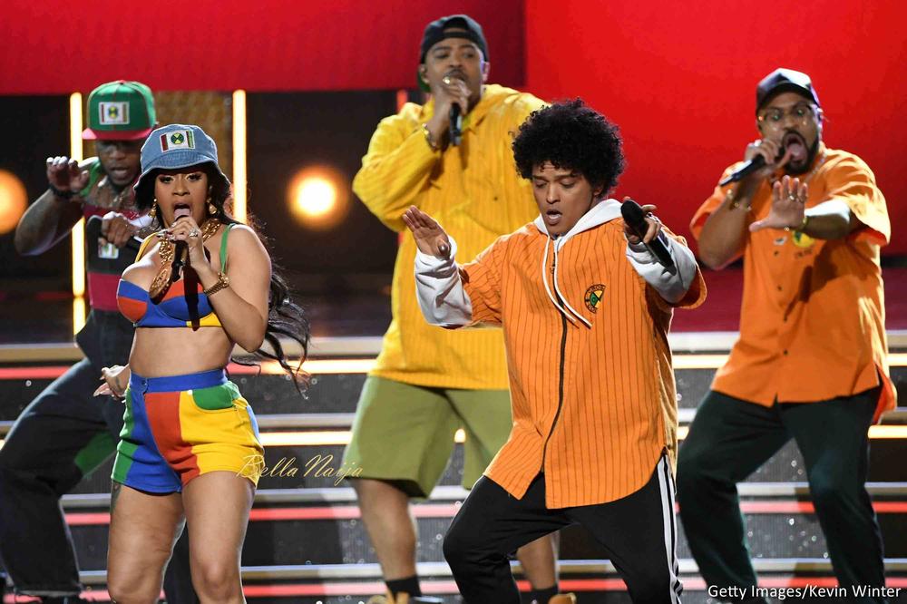 Cardi B/Bruno Mars, Kendrick Lamar, DJ Khaled/Rihanna... Watch exciting performances from the 2018 #Grammys