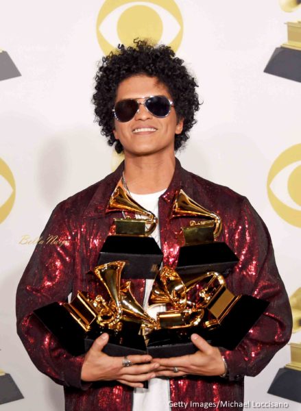 Bruno Mars & Kendrick Lamar cart away the most award at the 2018 #Grammys | Full List of Winners