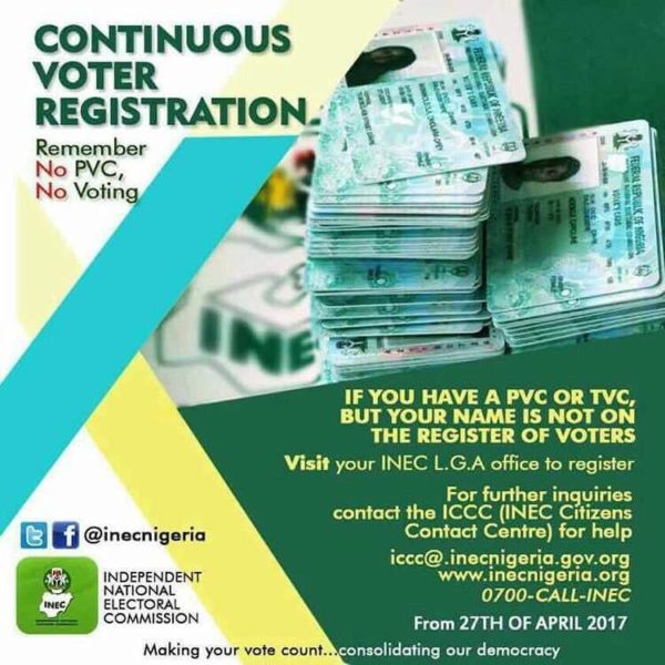 INEC to begin distributing PVCs in May - Have you Registered - BellaNaija