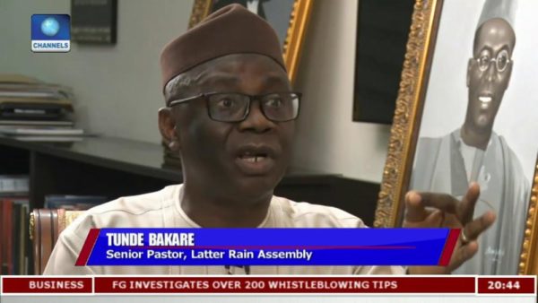 This is not the Government we all hoped for - Tunde Bakare - BellaNaija