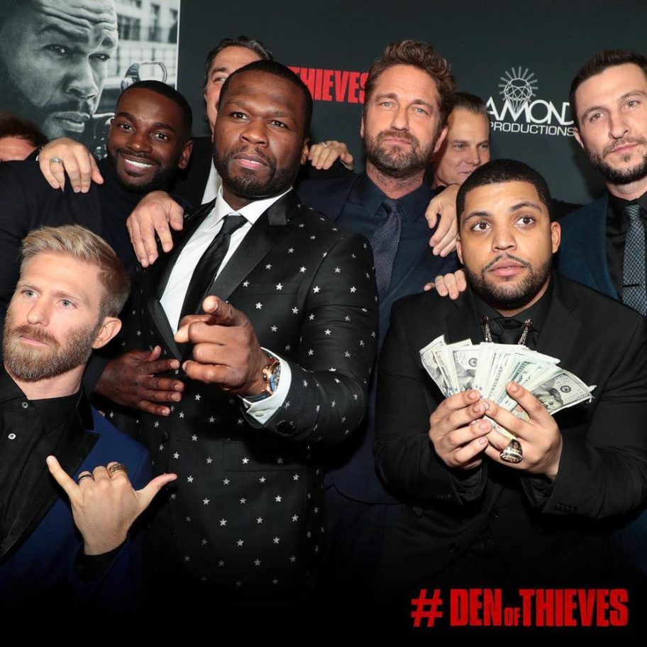 Gerard Butler, 50 Cent & Son grace the Premiere of Action-Packed Movie