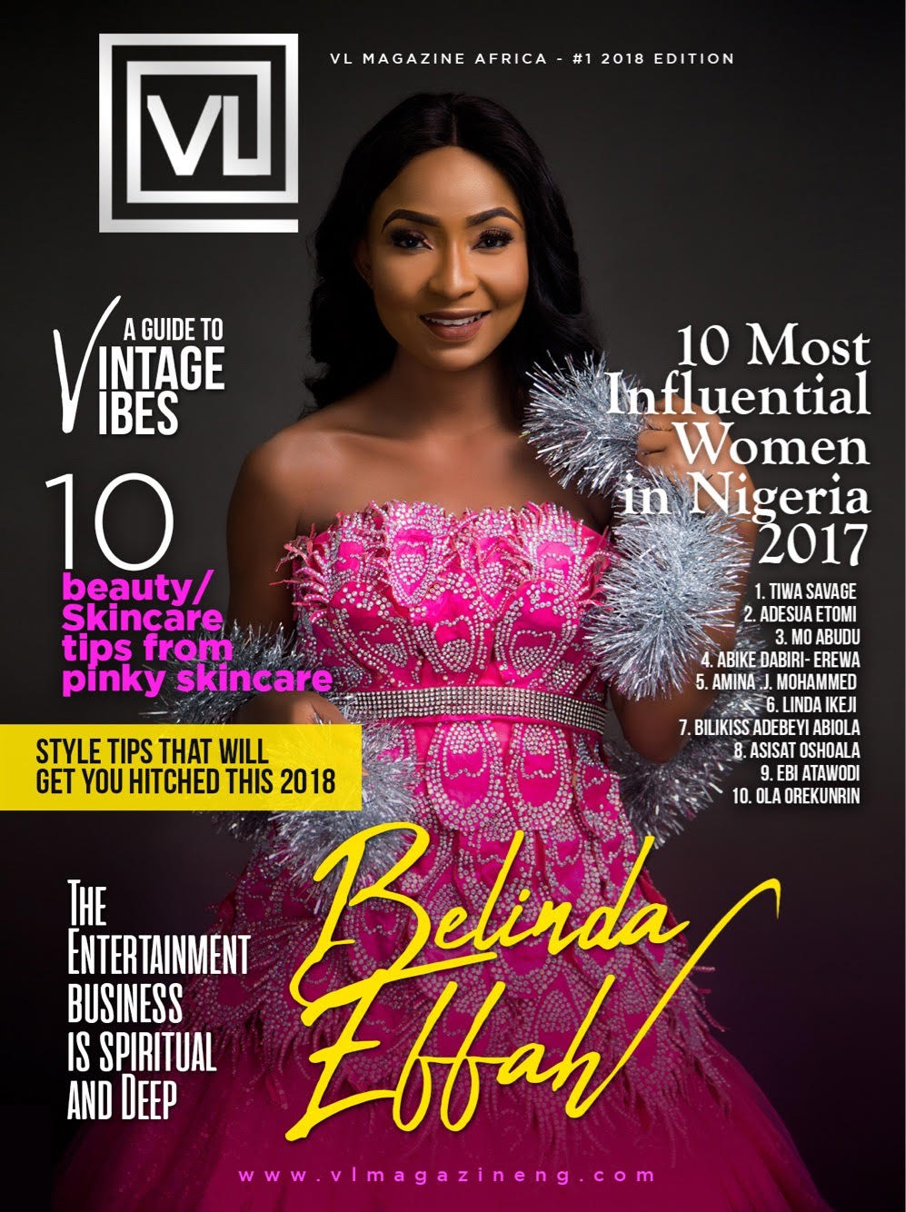 Belinda Effah stuns on the cover of VL Magazine's First Edition for ...
