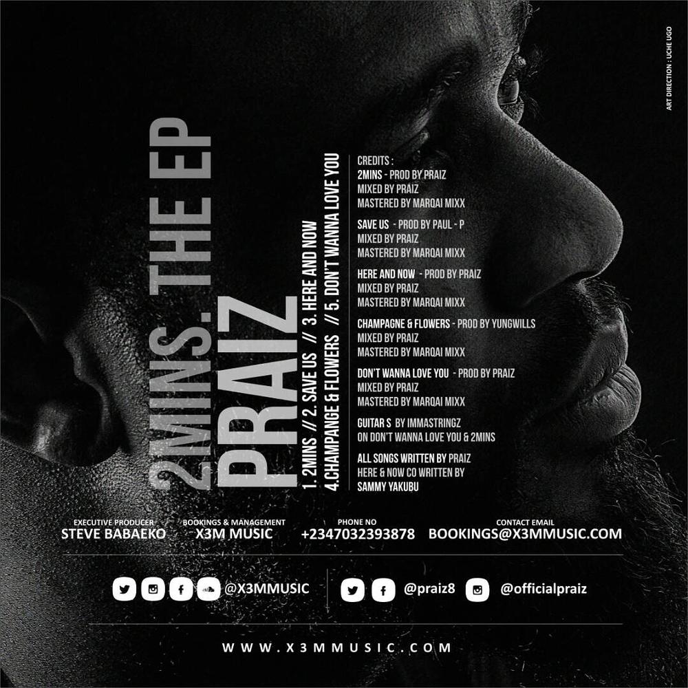 Praiz unlocks New EP "2 Mins" to Celebrate Valentine's Day