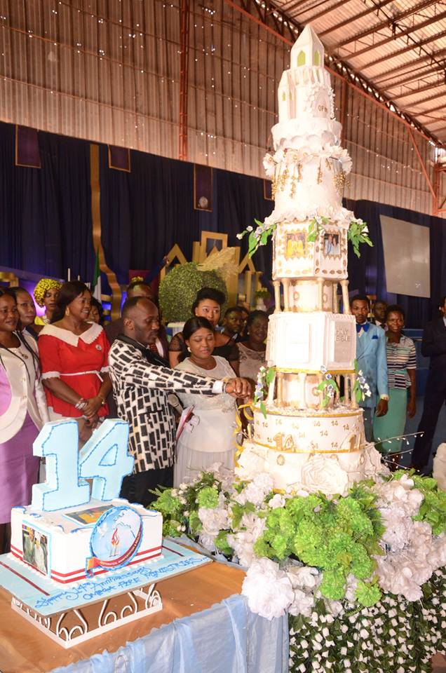 Apostle Johnson Suleiman celebrates 14 years of Ministry