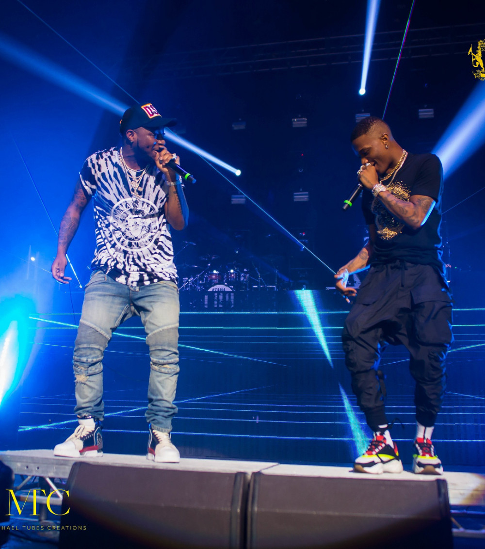 #30BillionUKTour: Wizkid makes surprise appearance at Davido's 02 Academy show in Brixton | WATCH