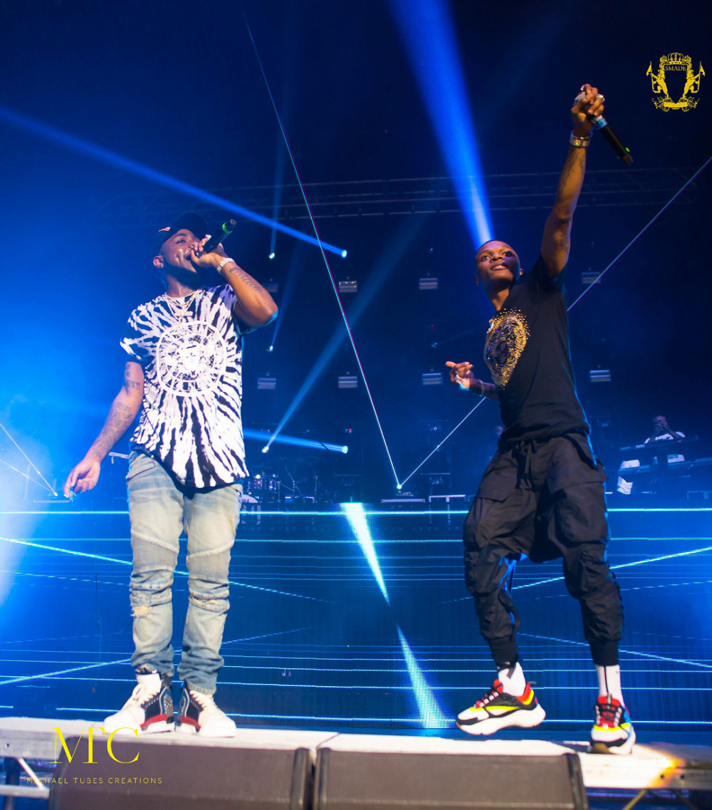 #30BillionUKTour: Wizkid makes surprise appearance at Davido's 02 Academy show in Brixton | WATCH