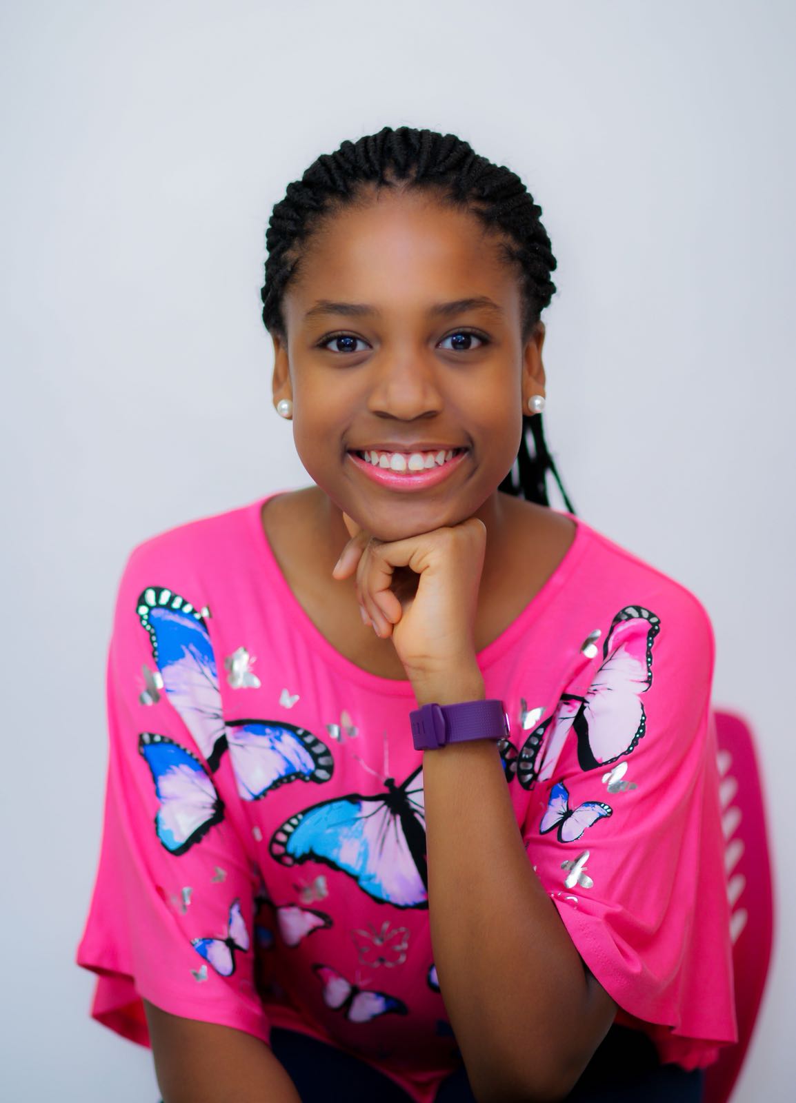 12-year-old daughter and Aquila Records' youngest star, Naomi Peller p...