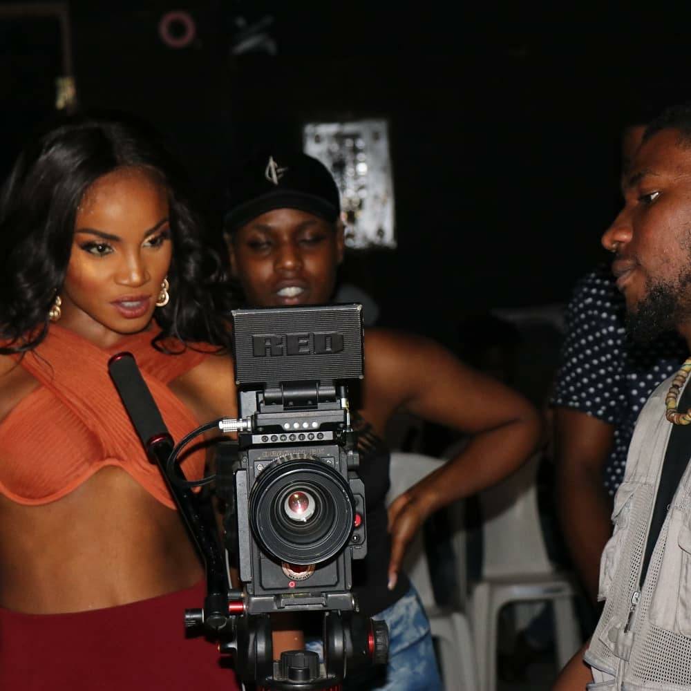 Seyi Shay is stunning on set of New Music Video "BIA"