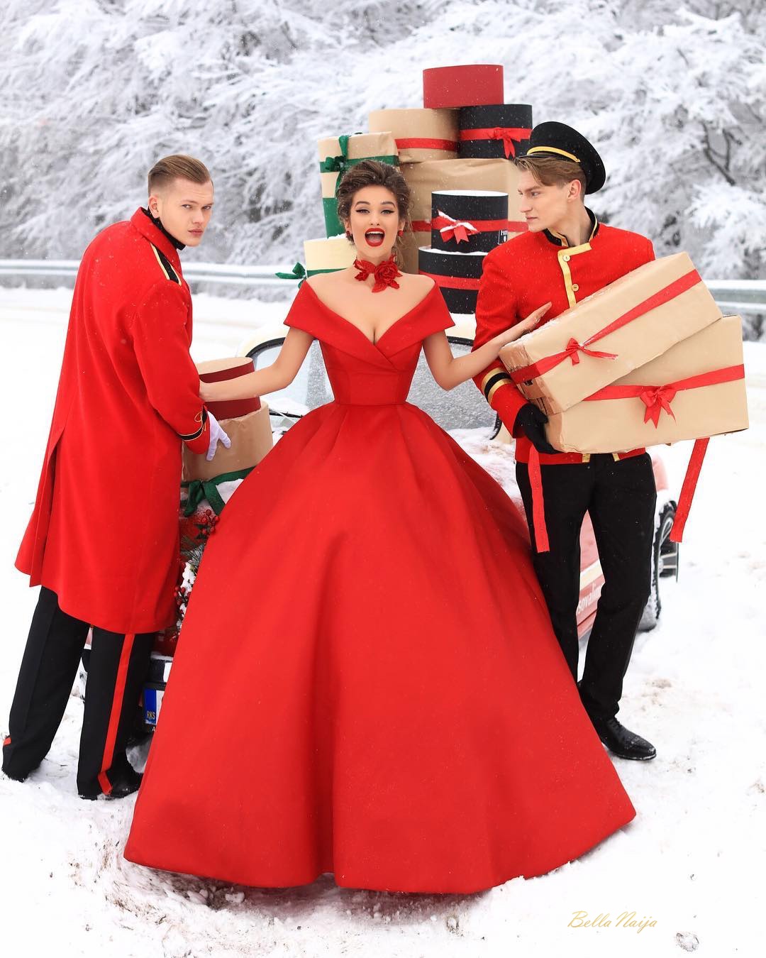 Tarik ediz red dress shop