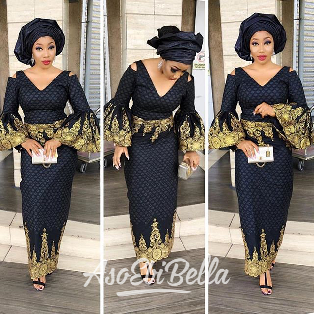 nigerian skirt and blouse lace styles 2018