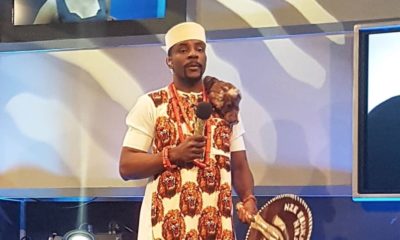 LION! Ebuka Obi-Uchendu's Isi-Agwu Outfit for the #BBNaija Live Show Tonight