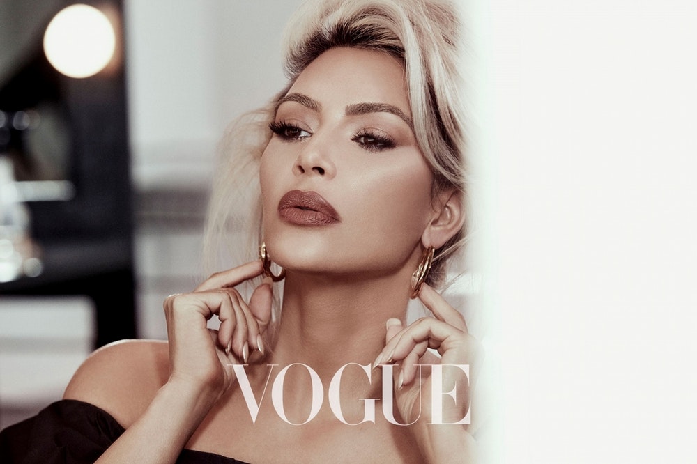 Kim Kardashian Stuns On The Cover Of Vogue Taiwan S February 2018