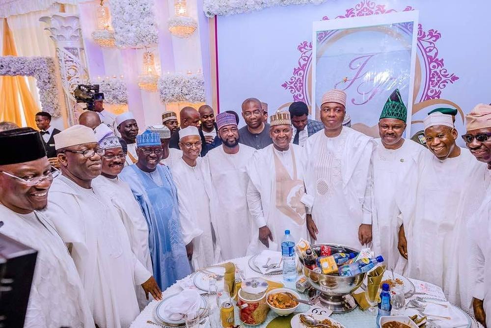 #Famil2018: President Buhari attends Fatima Dangote & Jamil Abubakar's Wedding