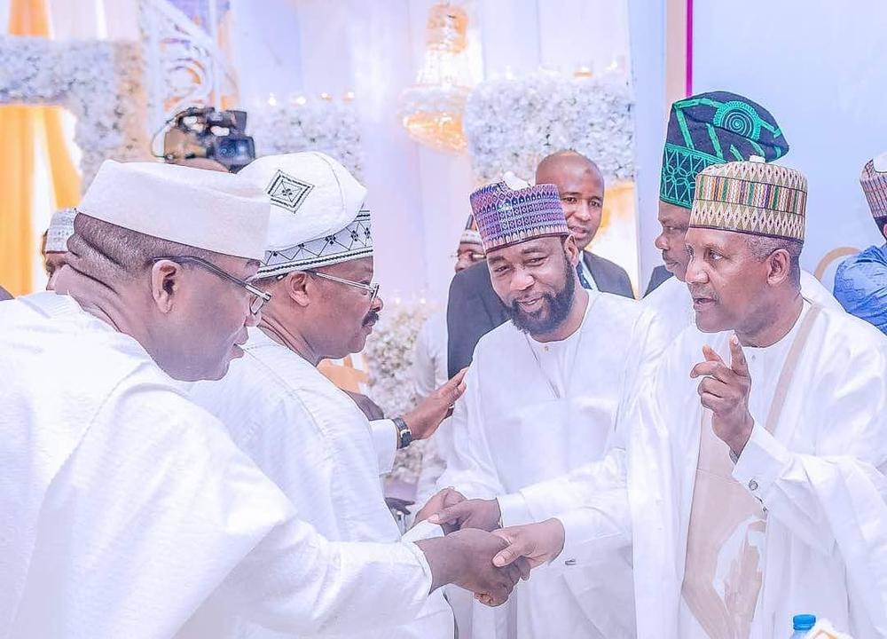 #Famil2018: President Buhari attends Fatima Dangote & Jamil Abubakar's Wedding