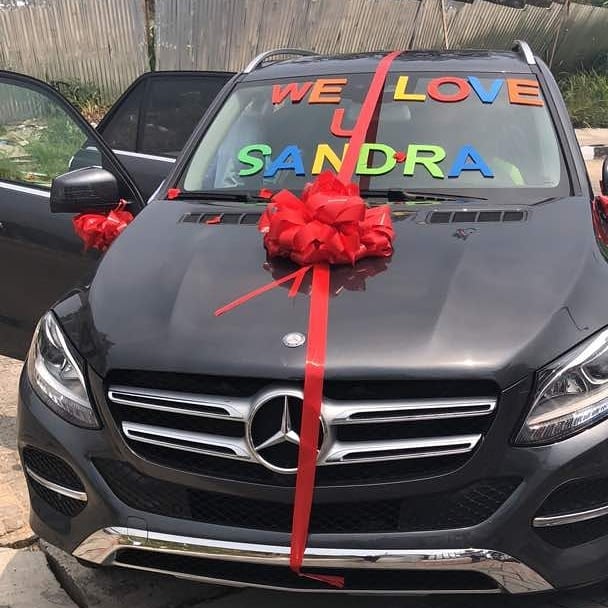Linda Ikeji buys New Mercedes Benz GLE for Sister Sandra