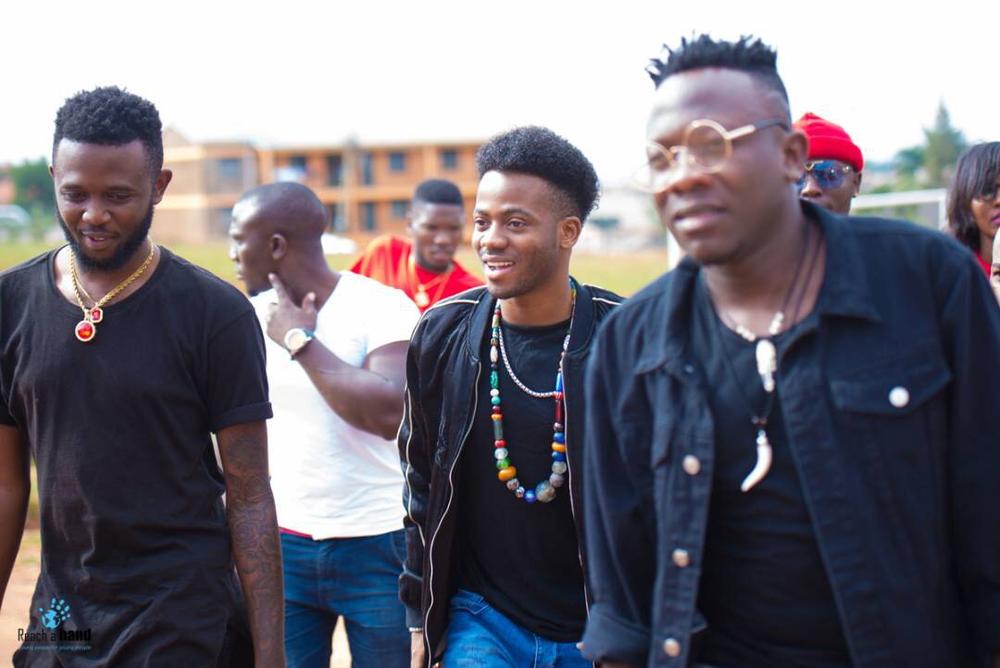 Korede Bello speaks and performs at Women's Day Outreach in Uganda