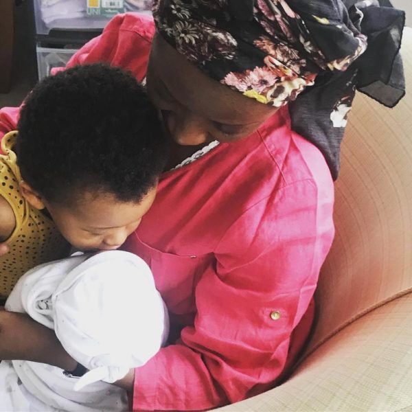 Di'Ja births Baby Girl! - BellaNaija