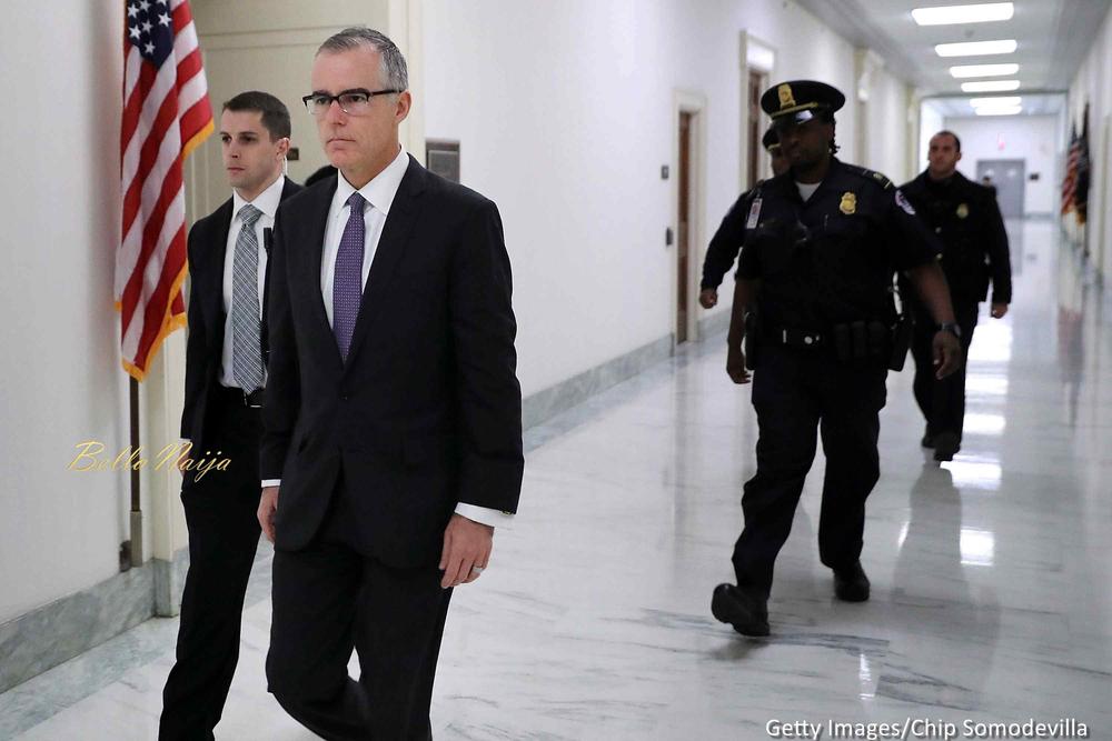 US Attorney General sacks FBI Deputy Director Andrew McCabe