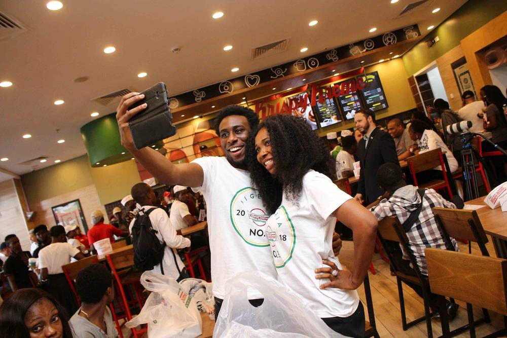 Krispy Kreme launches in Lagos with lots of Freebies! | First Photos