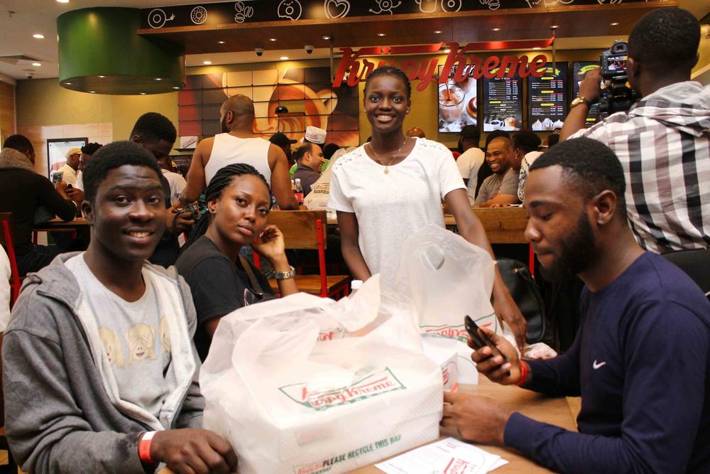 Krispy Kreme launches in Lagos with lots of Freebies! | First Photos