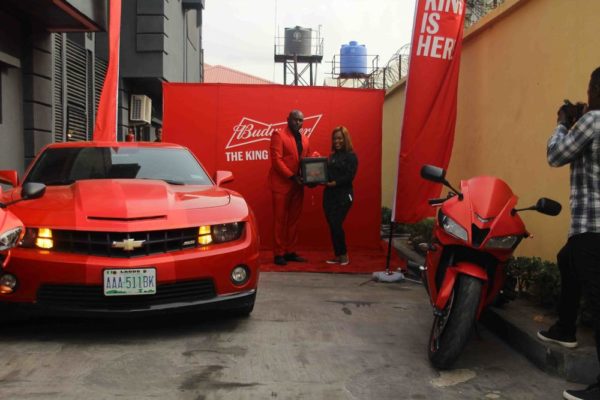 #KingIsHere: Toolz, Osi, VJ Adams receive the "Royal Package" from Budweiser's Hand of the King
