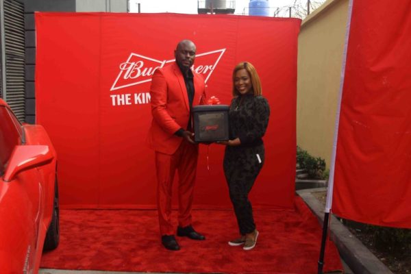 #KingIsHere: Toolz, Osi, VJ Adams receive the "Royal Package" from Budweiser's Hand of the King