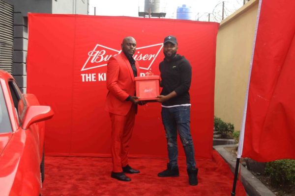 #KingIsHere: Toolz, Osi, VJ Adams receive the "Royal Package" from Budweiser's Hand of the King