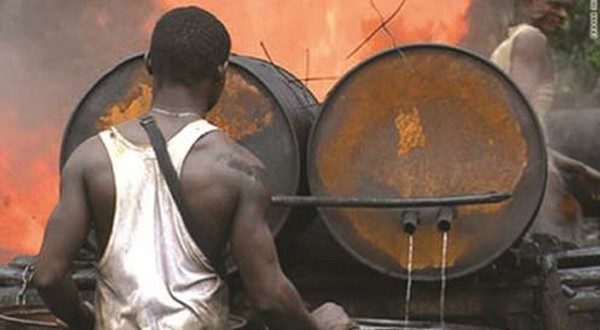 Navy destroys Illegal Refineries with 4m litres Daily Capacity in Rivers